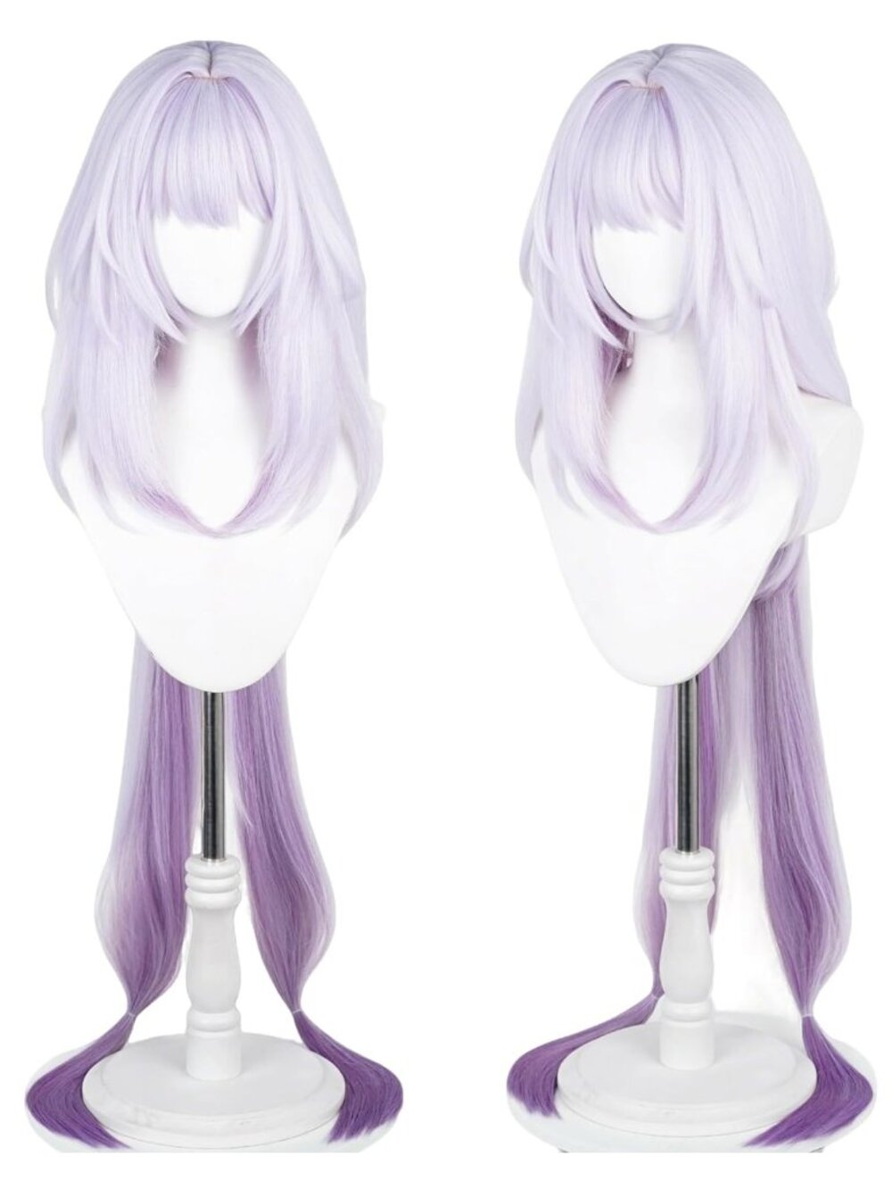 Women's Castorice 39 Inch Cosplay Platinum Blonde Wigs With Side Part Bangs